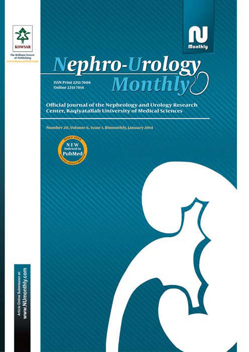 Nephro-Urology Monthly - Volume:7 Issue: 6, nov 2015