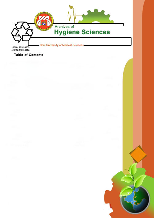 Archives of Hygiene Sciences - Volume:5 Issue: 1, Winter 2016
