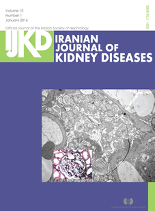 Kidney Diseases - Volume:10 Issue: 1, Jan 2016