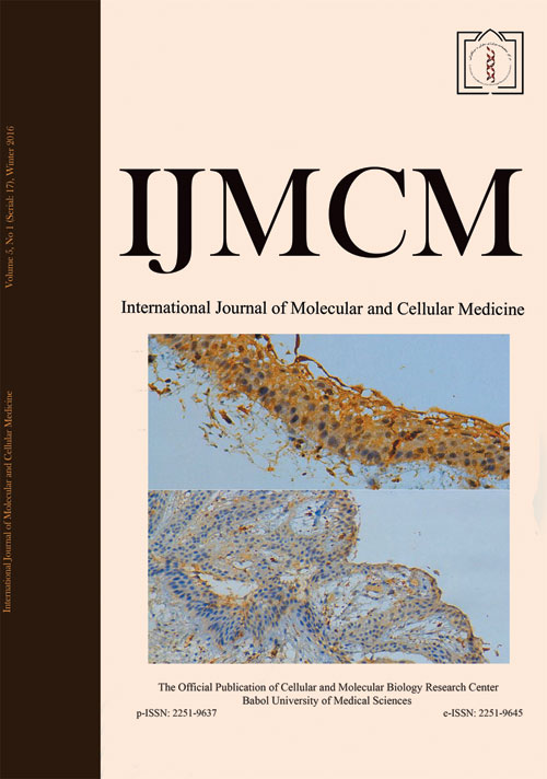 International Journal of Molecular and Cellular Medicine - Volume:4 Issue: 16, Autumn 2015
