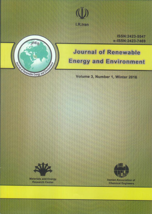 Renewable Energy and Environment - Volume:3 Issue: 1, Winter 2016