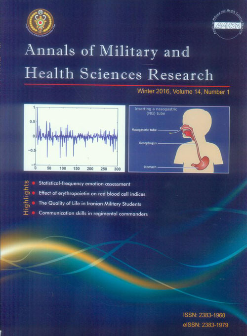 Annals of Military and Health Sciences Research - Volume:14 Issue: 1, Winter 2016