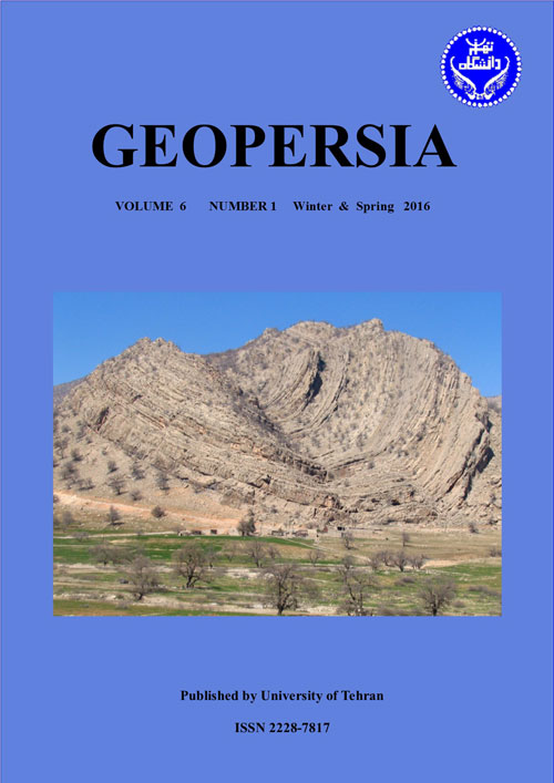 Geopersia - Volume:6 Issue: 1, Winter-Spring 2016