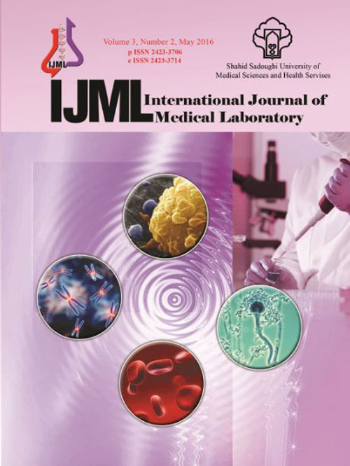 Medical Laboratory - Volume:3 Issue: 2, May 2016