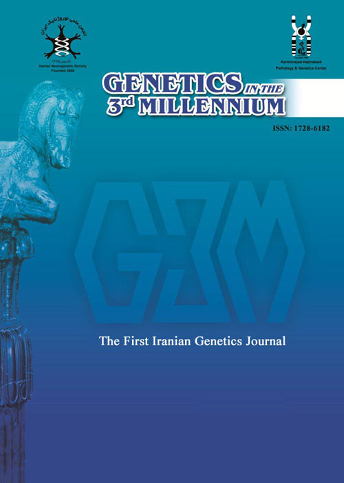 Genetics in the Third Millennium - Volume:14 Issue: 2, Spring 2016