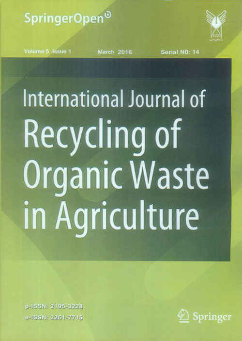 Recycling of Organic Waste in Agriculture - Volume:5 Issue: 1, Winter 2016