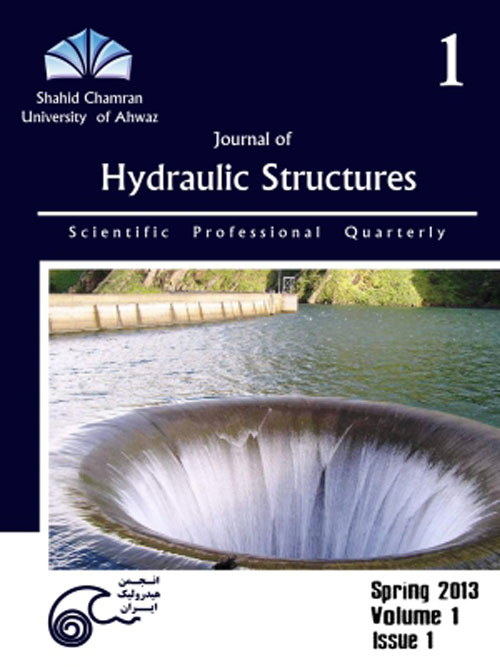 Hydraulic Structures - Volume:1 Issue: 1, Winter 2013