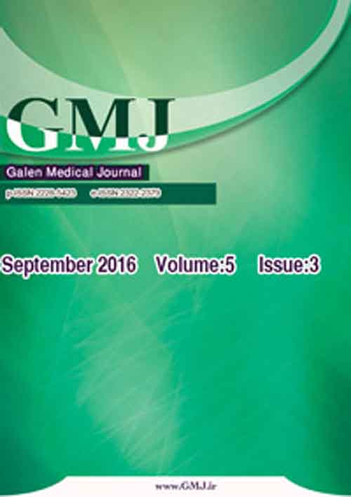 Galen Medical journal - Volume:5 Issue: 3, 2016