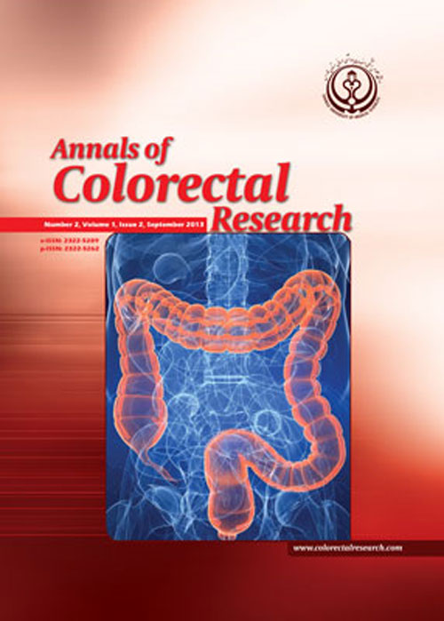 Colorectal Research - Volume:4 Issue: 3, Sep 2016