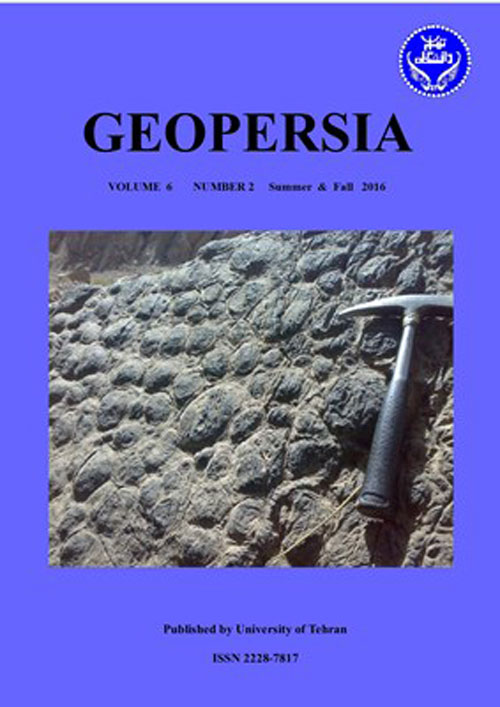 Geopersia - Volume:6 Issue: 2, Summer- Autumn 2016