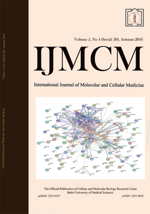 International Journal of Molecular and Cellular Medicine - Volume:5 Issue: 20, Autumn 2016