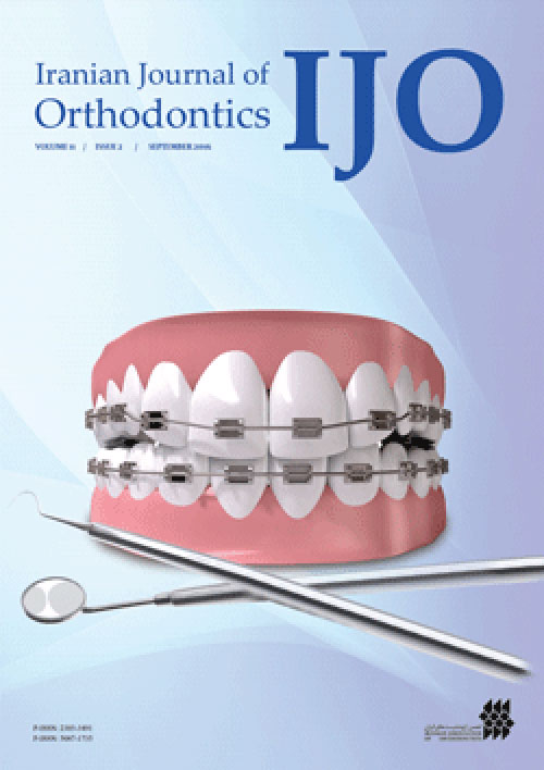 Orthodontics - Volume:12 Issue: 1, Mar 2017