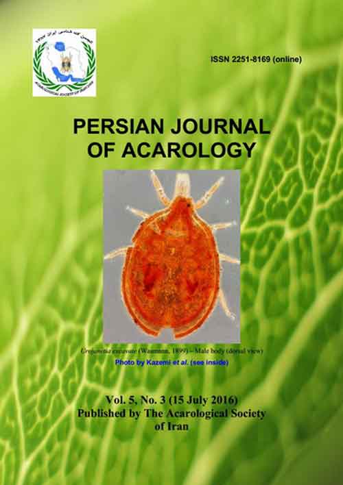 Persian Journal of Acarology - Volume:5 Issue: 3, Summer 2016