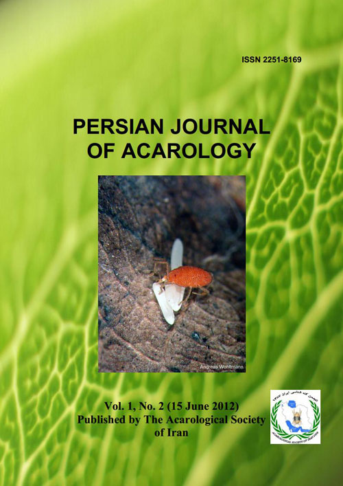 Persian Journal of Acarology - Volume:1 Issue: 2, Spring 2012