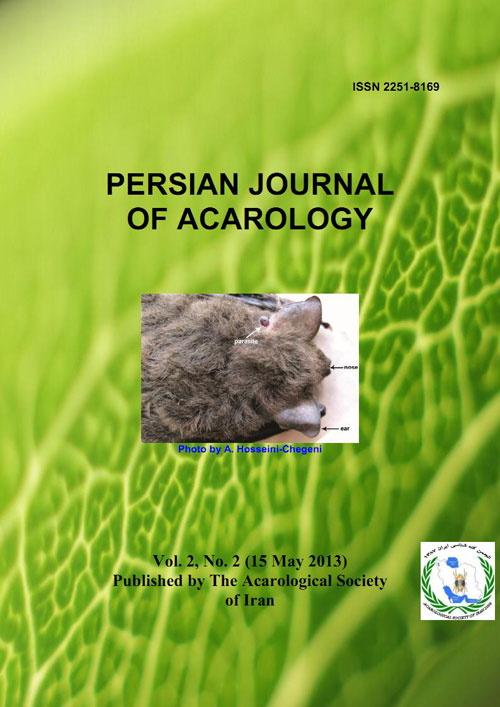 Persian Journal of Acarology - Volume:2 Issue: 2, Spring 2013