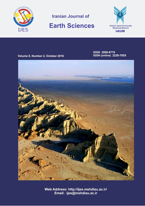 Earth Sciences - Volume:8 Issue: 2, Oct 2016