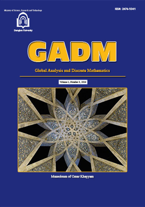 Global Analysis and Discrete Mathematics - Volume:1 Issue: 1, Summer and Autumn 2016