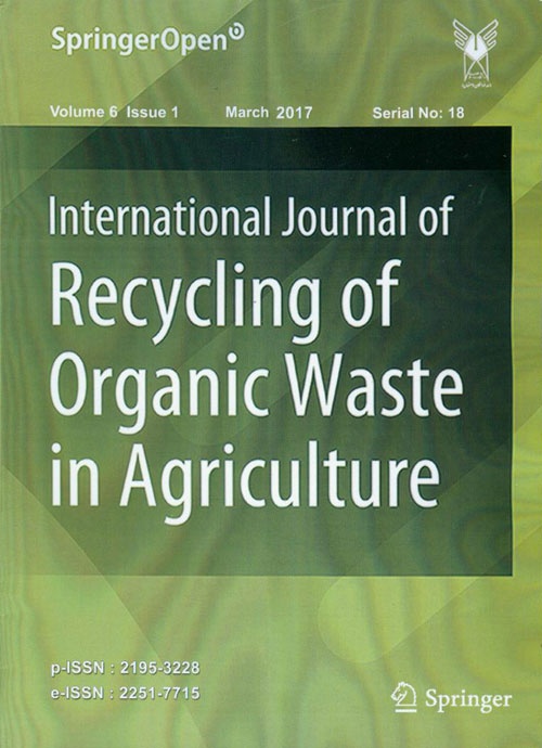 Recycling of Organic Waste in Agriculture - Volume:6 Issue: 1, Winter 2017