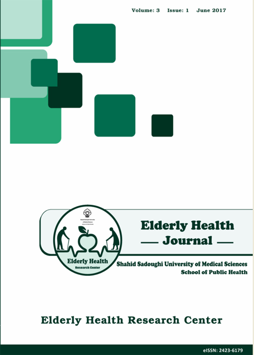 Elderly Health Journal - Volume:3 Issue: 1, Jun 2017