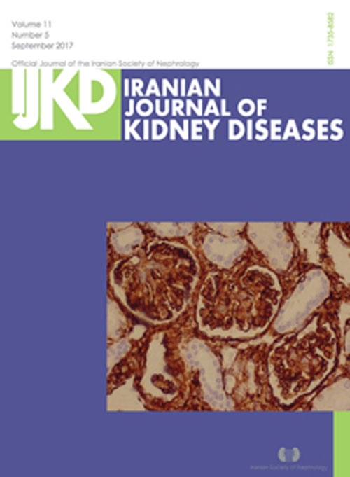 Kidney Diseases - Volume:11 Issue: 5, Sep 2017