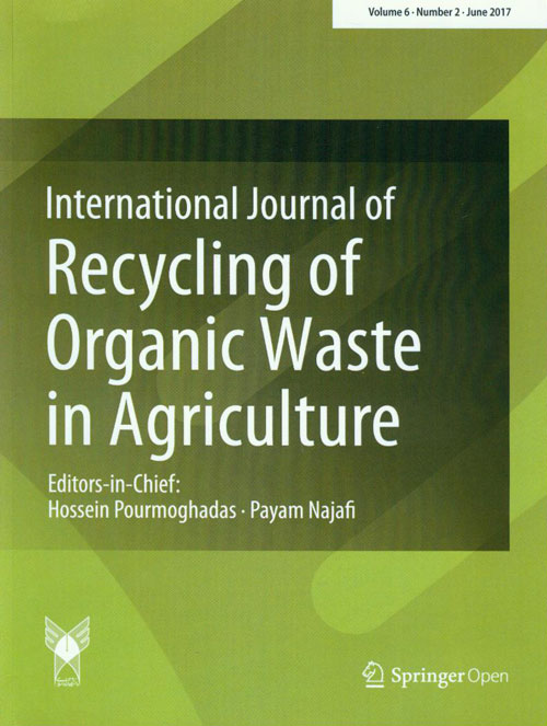 Recycling of Organic Waste in Agriculture - Volume:6 Issue: 2, Spring 2017