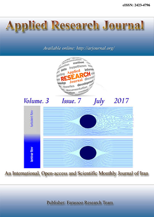 Applied Research - Volume:3 Issue: 7, Jul 2017