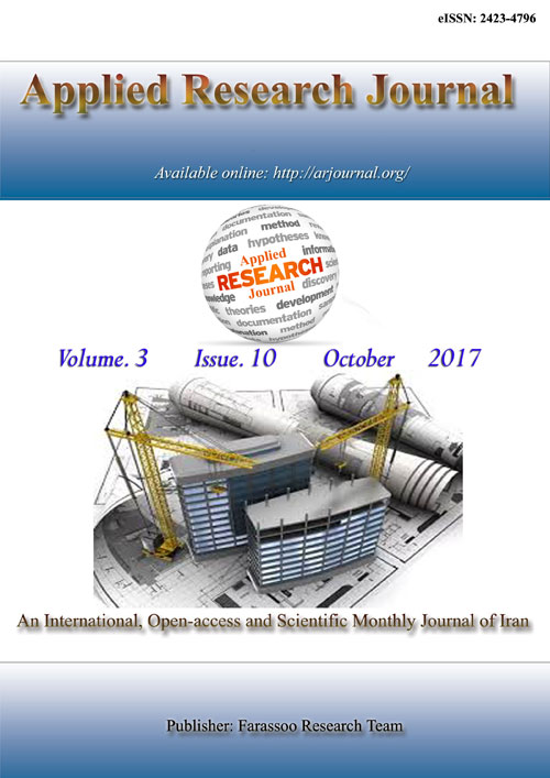 Applied Research - Volume:3 Issue: 10, Oct 2017