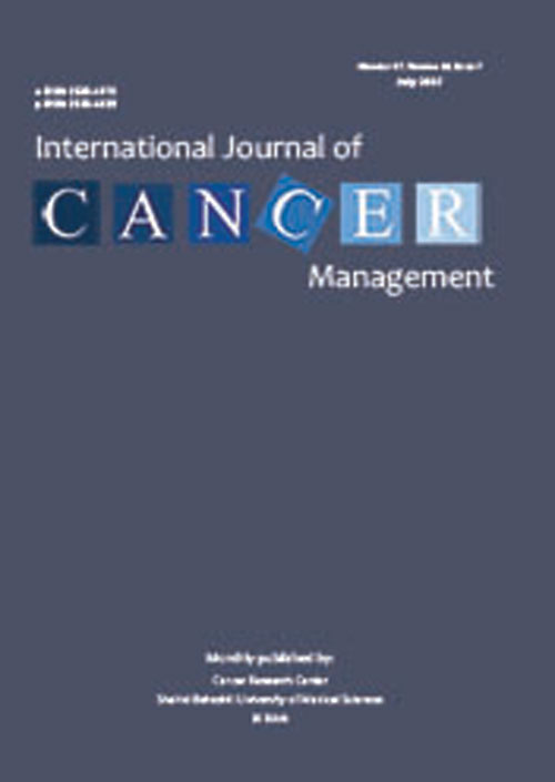 Cancer Management - Volume:10 Issue: 8, Aug 2017