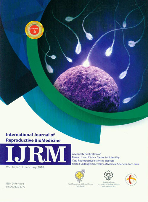 Reproductive BioMedicine - Volume:16 Issue: 2, Feb 2018