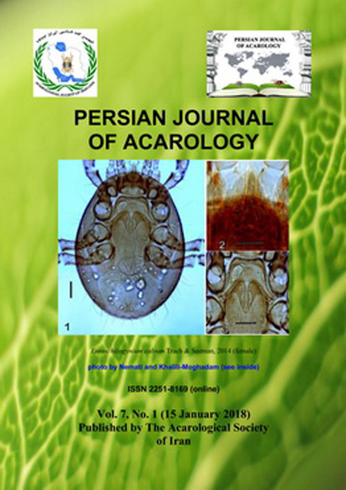 Persian Journal of Acarology - Volume:7 Issue: 2, Spring 2018