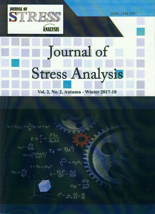 Stress Analysis - Volume:2 Issue: 2, Autumn-Winter 2017-18