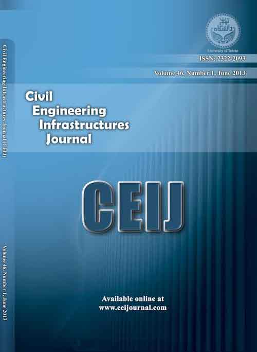 Civil Engineering Infrastructures Journal - Volume:51 Issue: 1, Jun 2018