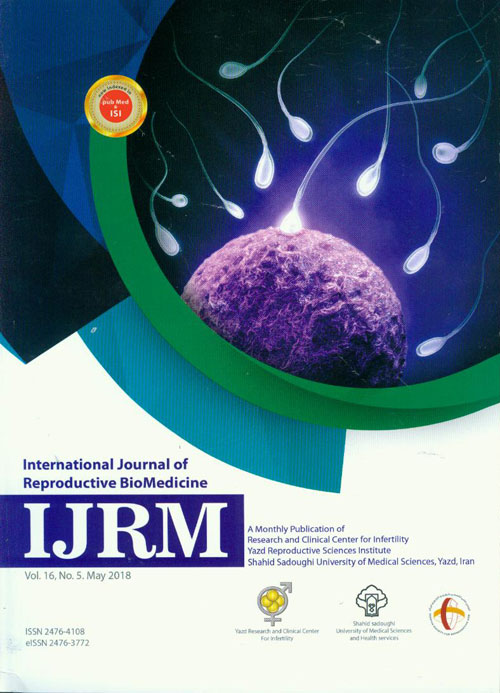 Reproductive BioMedicine - Volume:16 Issue: 5, May 2018