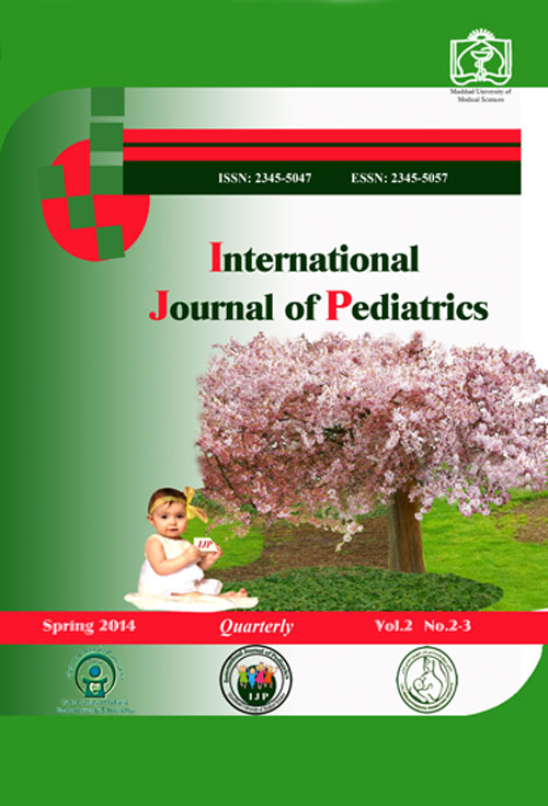 Pediatrics - Volume:6 Issue: 59, Nov 2018