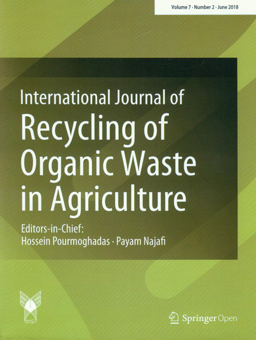 Recycling of Organic Waste in Agriculture - Volume:7 Issue: 2, Spring 2018