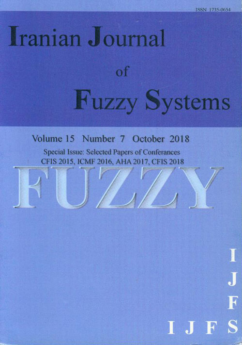 fuzzy systems - Volume:15 Issue: 7, Sep-Oct 2018