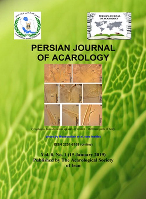 Persian Journal of Acarology - Volume:8 Issue: 1, Winter 2019