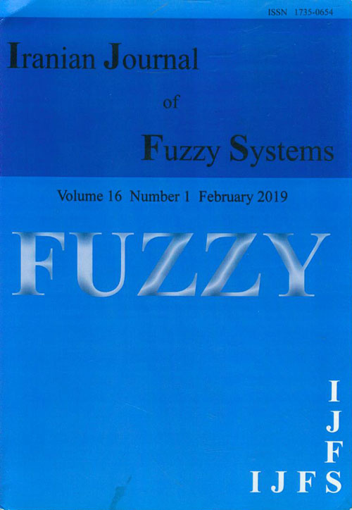 fuzzy systems - Volume:16 Issue: 1, Jan-Feb 2019