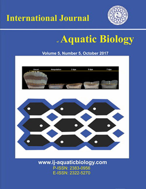 International Journal of Aquatic Biology - Volume:6 Issue: 5, Oct 2018