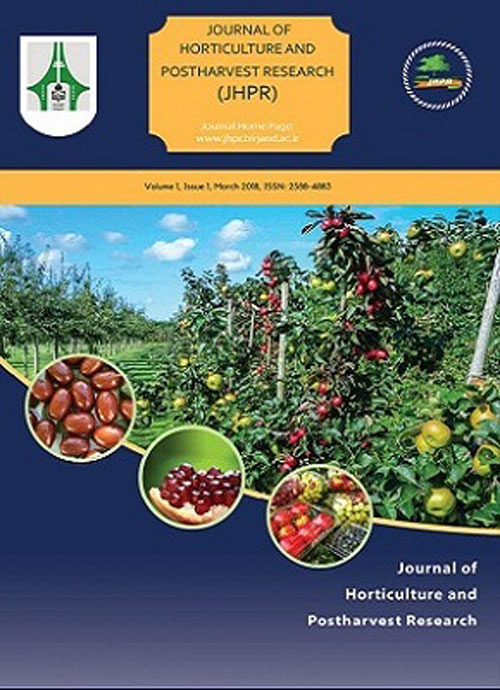 Horticulture and Postharvest Research - Volume:1 Issue: 1, Mar 2018