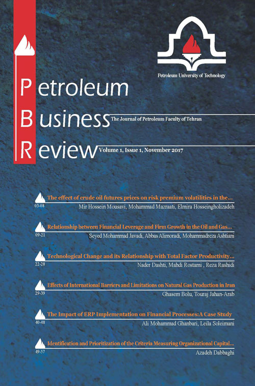 Petroleum Business Review - Volume:1 Issue: 1, Autumn 2017
