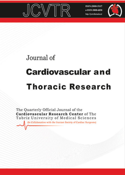 Cardiovascular and Thoracic Research - Volume:11 Issue: 2, Jun 2019