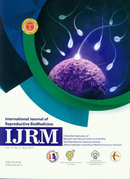 Reproductive BioMedicine - Volume:17 Issue: 5, May 2019