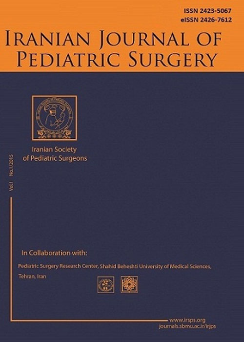 Pediatric Surgery - Volume:5 Issue: 1, Jun 2019