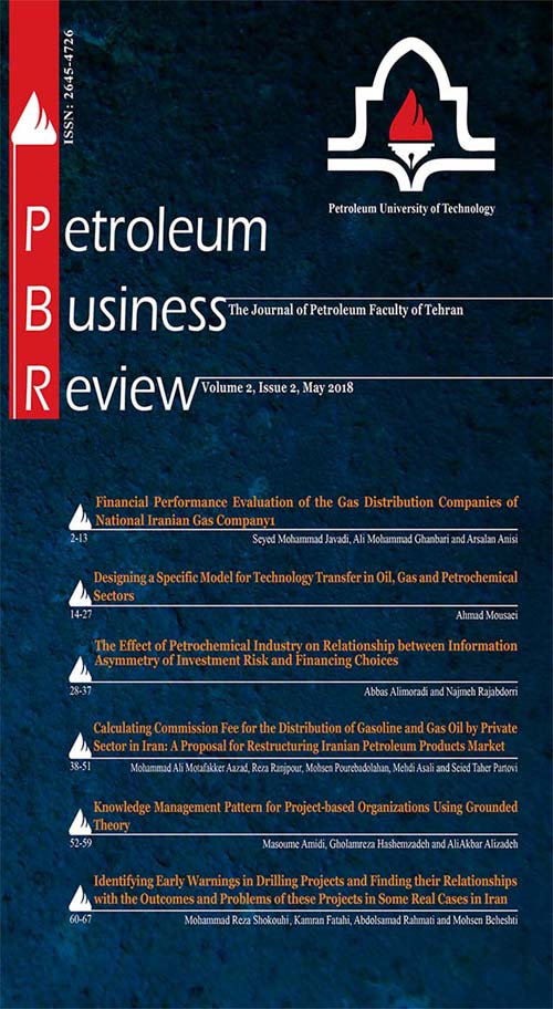 Petroleum Business Review - Volume:2 Issue: 2, Spring 2018