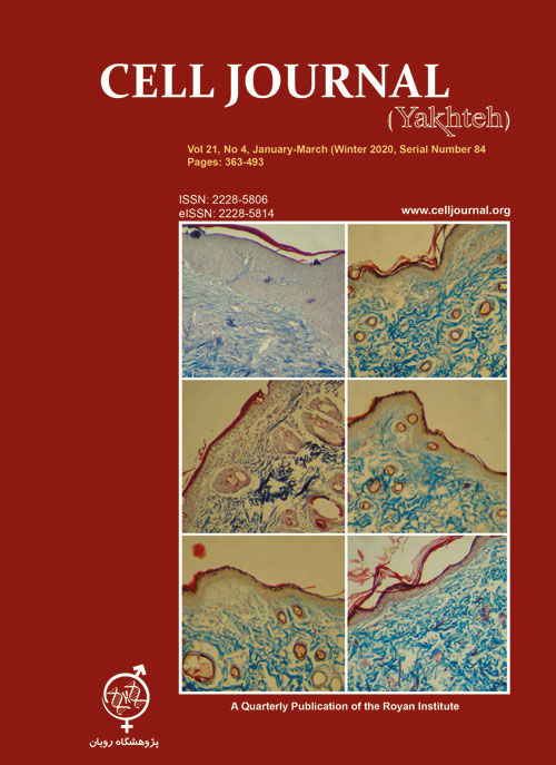 Cell Journal - Volume:21 Issue: 4, Winter 2020