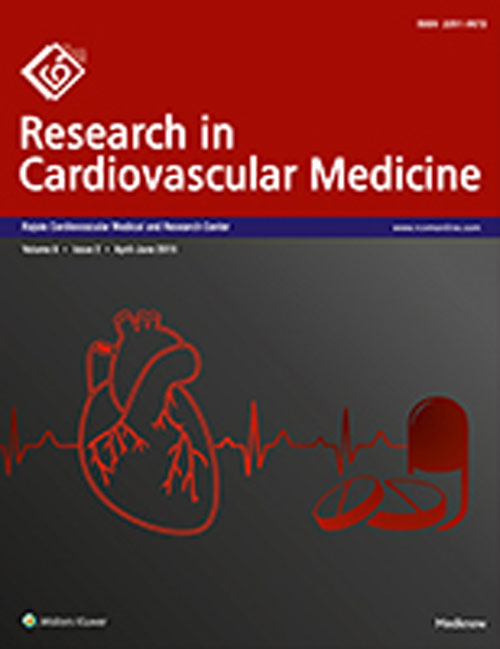 Research in Cardiovascular Medicine - Volume:8 Issue: 27, Apr-Jun 2019