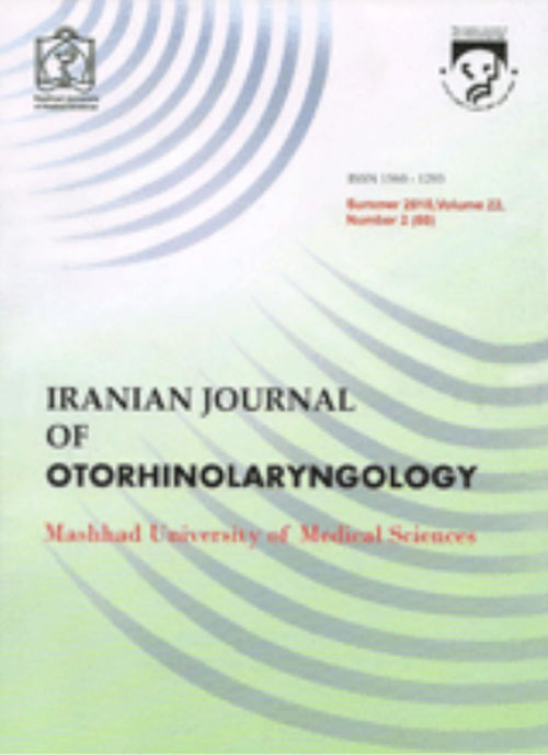 Otorhinolaryngology - Volume:31 Issue: 6, Nov-Dec 2019