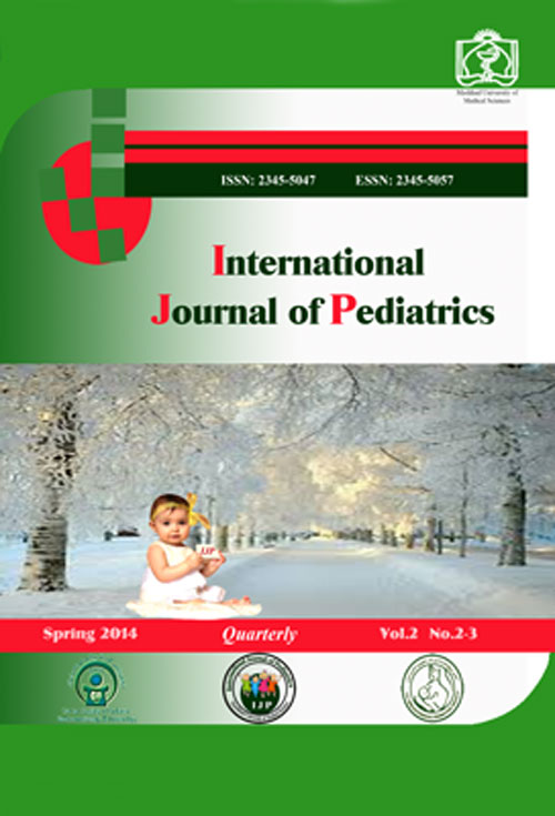 Pediatrics - Volume:7 Issue: 71, Nov 2019