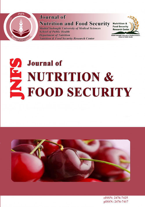 Nutrition and Food Security - Volume:5 Issue: 1, Feb 2020